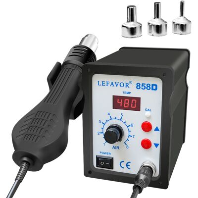 OEM Estación De Prueba 858d Con Pantalla Digital (100-480 °c), 700 W, 3 Horas Para Bga, Soic, Chip, Qfp, Plcc, Ubicación Conveniente Para Circuitos Electrónicos. OEM Estación De Prueba 858d Con Pantalla Digital (100-480 °c), 700 W, 3 Horas Para Bga, Soic, Chip, Qfp, Plcc, Ubicación Conveniente Para Circuitos Electrónicos.