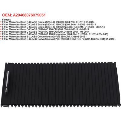 OEM Cubierta Enrollable Para Consola Central A20468076079051 Adecuada Para Mercedes-benz Clase C Clase E S204 W204 A207 - Crezuo OEM Cubierta Enrollable Para Consola Central A20468076079051 Adecuada Para Mercedes-benz Clase C Clase E S204 W204 A207 - Crezuo