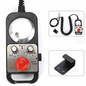 SENDERPICK Cnc 4 Ejes Mpg Remolque Handheld Controller X1, X10, X100 Interruptores Con Not-aus SENDERPICK Cnc 4 Ejes Mpg Remolque Handheld Controller X1, X10, X100 Interruptores Con Not-aus