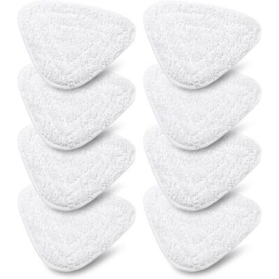 FOCTRO Set Mit 8 Ersatzbezügen Für Dampfreiniger Vileda Steam Und Vileda Steam Plus, Mikrofaser-dampfbesen-zubehör Kompatibel Mit Vileda Steam, Maschinenwaschbar FOCTRO Set Mit 8 Ersatzbezügen Für Dampfreiniger Vileda Steam Und Vileda Steam Plus, Mikrofaser-dampfbesen-zubehör Kompatibel Mit Vileda Steam, Maschinenwaschbar