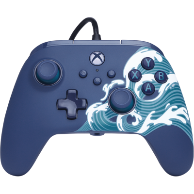 Powera - Advantage Wired Controller - Aqua Wave Powera - Advantage Wired Controller - Aqua Wave
