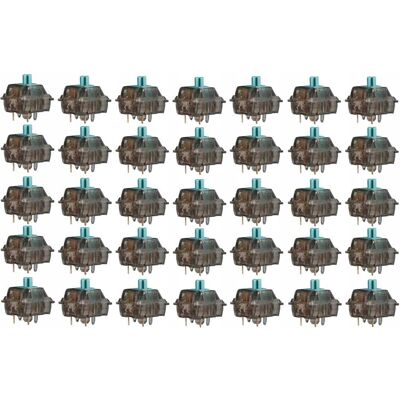 OEM Interruptores Durock T1 Smokey, 35 Unidades, Para Teclado Mecánico Táctil. OEM Interruptores Durock T1 Smokey, 35 Unidades, Para Teclado Mecánico Táctil.