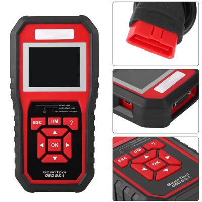 OEM Compatible Con El Escáner De Diagnóstico Automotriz Kw850 Obdii/eobd, Pantalla Negra/roja De 20 Cm. OEM Compatible Con El Escáner De Diagnóstico Automotriz Kw850 Obdii/eobd, Pantalla Negra/roja De 20 Cm.
