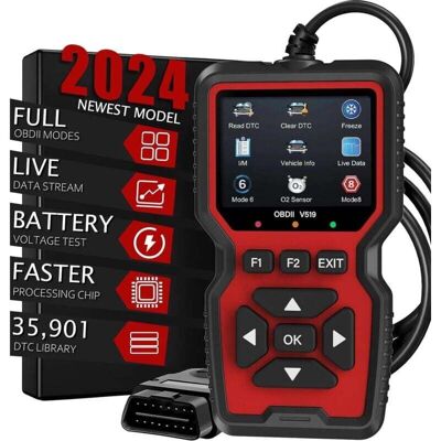 DPZO Herramienta De Diagnóstico Obd2, Escáner Obd2, Reinicio De Códigos De Motor, Edición De Modo 6, Modo 8 E I/m, Herramienta De Escaneo De Diagnóstico Automotriz DPZO Herramienta De Diagnóstico Obd2, Escáner Obd2, Reinicio De Códigos De Motor, Edición De Modo 6, Modo 8 E I/m, Herramienta De Escaneo De Diagnóstico Automotriz