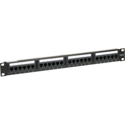 NO BRAND Panel de parcheo CAT5e UTP 12 puertos - Montaje en rack NO BRAND Panel de parcheo CAT5e UTP 12 puertos - Montaje en rack