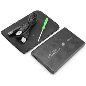 TRADE SHOP TRAESIO Trade Shop - Caso De La Caja De Aluminio Para Ide 2.5 Disco Duro Externo Con Estuche Usb 2.0 Hdd - TRADE SHOP TRAESIO Trade Shop - Caso De La Caja De Aluminio Para Ide 2.5 Disco Duro Externo Con Estuche Usb 2.0 Hdd -