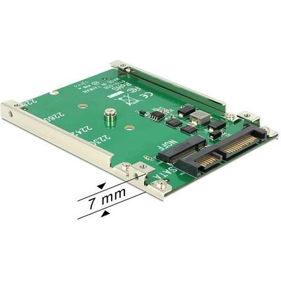 Delock Converter Sata 22pin M.2 Ngff 2.5 7 Mm Delock Converter Sata 22pin M.2 Ngff 2.5 7 Mm