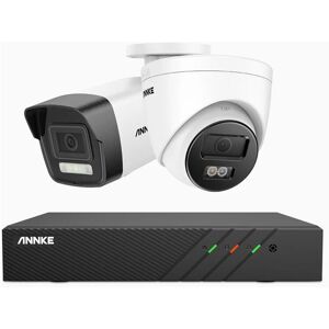 Annke - 5mp Poe Sistema De Seguridad 8ch Nvr 1 Cámara Bullet Y 1 Cámara Tower Visión Nocturna A Color,2tb Hdd Annke - 5mp Poe Sistema De Seguridad 8ch Nvr 1 Cámara Bullet Y 1 Cámara Tower Visión Nocturna A Color,2tb Hdd