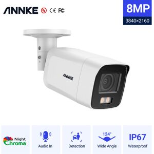 Annke - 4k Exterior Poe Cámara De Vigilancia 8mp Ip Cámara De Vigilancia Seguridad Cámara Visión Nocturna,2pcs Annke - 4k Exterior Poe Cámara De Vigilancia 8mp Ip Cámara De Vigilancia Seguridad Cámara Visión Nocturna,2pcs