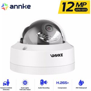 Annke - 12mp Ip Poe Cámaras De Seguridad Exterior Color Visión Nocturna Detección Movimiento Cámara Vigilancia Annke - 12mp Ip Poe Cámaras De Seguridad Exterior Color Visión Nocturna Detección Movimiento Cámara Vigilancia