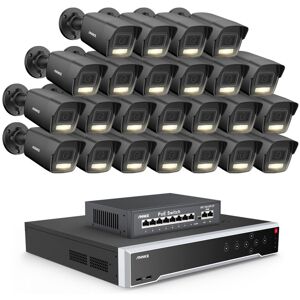 3k Cámara De Seguridad Exterior, 32ch Nvr 24× Cámara Ip Poe Visión Nocturna Color H.265+,remote Access Kit De Videovigilancia,2tb Hdd - Annke 3k Cámara De Seguridad Exterior, 32ch Nvr 24× Cámara Ip Poe Visión Nocturna Color H.265+,remote Access Kit De Videovigilancia,2tb Hdd - Annke