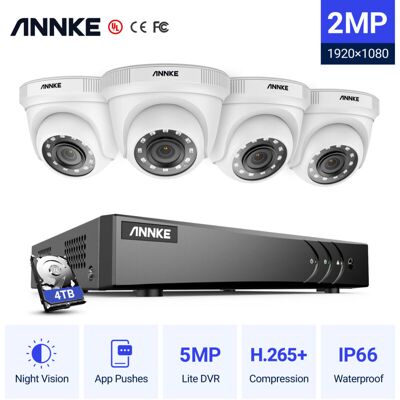 Annke - 8ch Kit 3K 41080p - 4TB - Sistema de seguridad Annke - 8ch Kit 3K 41080p - 4TB - Sistema de seguridad