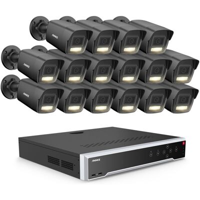3k Cámara De Seguridad Exterior, 32ch Nvr 16 Cámara Ip Poe Visión Nocturna Color H.265+,remote Access Kit De Videovigilancia,8tb Hdd - Annke 3k Cámara De Seguridad Exterior, 32ch Nvr 16 Cámara Ip Poe Visión Nocturna Color H.265+,remote Access Kit De Videovigilancia,8tb Hdd - Annke