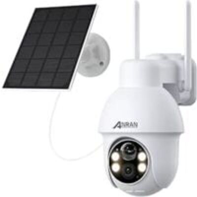 ANRAN - Cámara de Seguridad WiFi Exterior 2K con Visión Nocturna en Color - Panel Solar 360° ANRAN - Cámara de Seguridad WiFi Exterior 2K con Visión Nocturna en Color - Panel Solar 360°