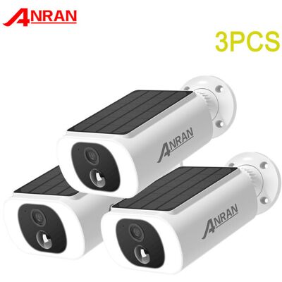 ANRAN - Cámara Solar Inalámbrica - 3MP - Visión Nocturna - Cámara de Seguridad ANRAN - Cámara Solar Inalámbrica - 3MP - Visión Nocturna - Cámara de Seguridad