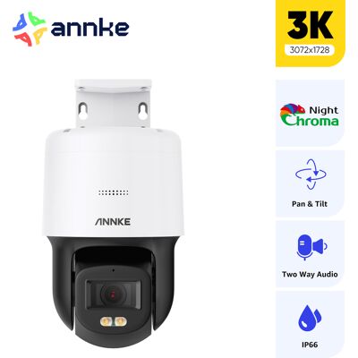 Annke - 3k Pt Poe Cámara De Seguridad Exterior Color Visión Nocturna Detección Movimiento Audio Bidireccional Annke - 3k Pt Poe Cámara De Seguridad Exterior Color Visión Nocturna Detección Movimiento Audio Bidireccional