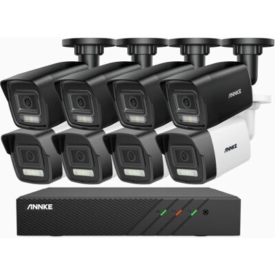 3k Poe Sistema De Videovigilancia,8 Cámara Detección De Movimiento Color Visión Nocturna,4tb Hdd - Annke 3k Poe Sistema De Videovigilancia,8 Cámara Detección De Movimiento Color Visión Nocturna,4tb Hdd - Annke