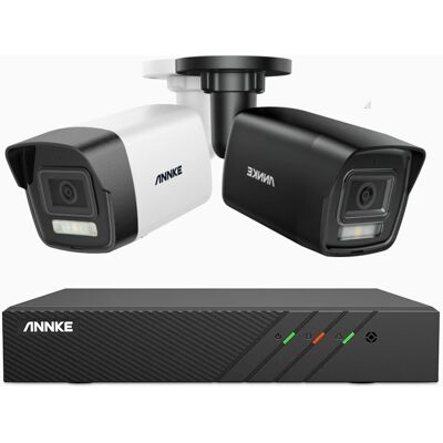 Annke - 3k Poe Sistema De Videovigilancia,2 Cámara Detección De Movimiento Color Visión Nocturna,1tb Hdd Annke - 3k Poe Sistema De Videovigilancia,2 Cámara Detección De Movimiento Color Visión Nocturna,1tb Hdd