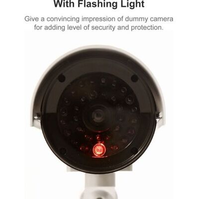 OEM Cámara De Seguridad Simulada, Con Luz Intermitente, Para Uso Interior Y Exterior, Para Avisos En El Hogar O En El Negocio. OEM Cámara De Seguridad Simulada, Con Luz Intermitente, Para Uso Interior Y Exterior, Para Avisos En El Hogar O En El Negocio.