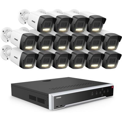 Annke 3k Cámara De Seguridad Exterior, 32ch Nvr 16 Cámara Ip Poe Detección De Personas Vehículos, Visión Nocturna Color, Kit De Videovigilancia,6tb Hdd Annke 3k Cámara De Seguridad Exterior, 32ch Nvr 16 Cámara Ip Poe Detección De Personas Vehículos, Visión Nocturna Color, Kit De Videovigilancia,6tb Hdd