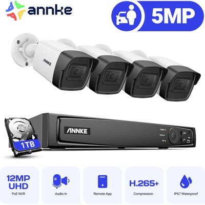 8ch Kit De Cámara Vigilancia Nvr 45mp Cámara Seguridad Visión Nocturna Interiores Exterior Detección Movimiento Acceso Remoto Sistema Vigilancia - 1tb Hdd - Annke 8ch Kit De Cámara Vigilancia Nvr 45mp Cámara Seguridad Visión Nocturna Interiores Exterior Detección Movimiento Acceso Remoto Sistema Vigilancia - 1tb Hdd - Annke