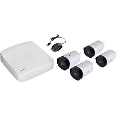 Tenda K4p-4tr - Poe Kamerový Set 4mpx, 4ch Nvr + 4x Ip Kamera 4mpx, Ip67, Zvuk, Web. Rozhraní,cz App Tenda K4p-4tr - Poe Kamerový Set 4mpx, 4ch Nvr + 4x Ip Kamera 4mpx, Ip67, Zvuk, Web. Rozhraní,cz App