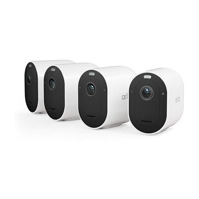 Cámara De Seguridad Inalámbrica Arlo Pro 5 2k+ Pack De 4 Cámaras Visión Nocturna En Color Wi‑fi De Doble Banda Blanca Cámara De Seguridad Inalámbrica Arlo Pro 5 2k+ Pack De 4 Cámaras Visión Nocturna En Color Wi‑fi De Doble Banda Blanca