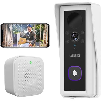 OEM Videoportero Inalámbrico 2k, Cámara De Seguridad Inteligente Wi-fi De 2,4 Ghz, Detección De Movimiento, Videoportero Bidireccional, Visión Nocturna, Resistente A La Intemperie Ip65, Compatible Con Ale OEM Videoportero Inalámbrico 2k, Cámara De Seguridad Inteligente Wi-fi De 2,4 Ghz, Detección De Movimiento, Videoportero Bidireccional, Visión Nocturna, Resistente A La Intemperie Ip65, Compatible Con Ale
