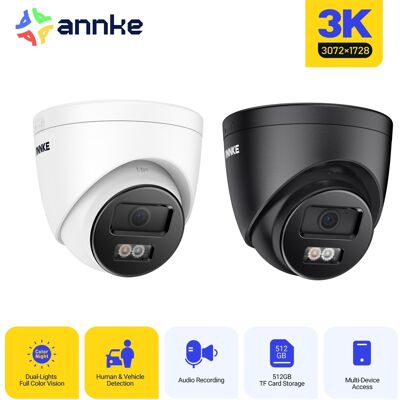 Annke - 5MP PoE Cámara - Dual Light - Cámara de Seguridad Annke - 5MP PoE Cámara - Dual Light - Cámara de Seguridad