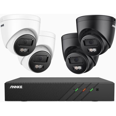 Annke - 5mp Kit De Cámara Seguridad 4 Cámara Color Visión Nocturna Detección Movimiento,2tb Hdd Annke - 5mp Kit De Cámara Seguridad 4 Cámara Color Visión Nocturna Detección Movimiento,2tb Hdd