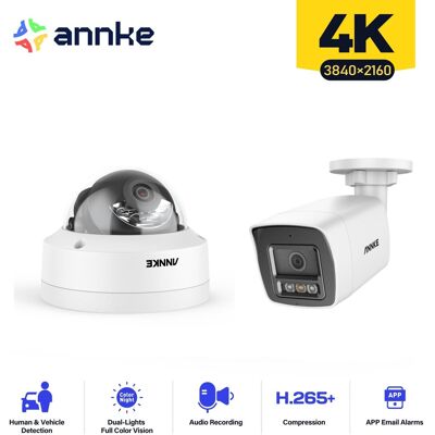 Cámara de vigilancia 4K Annke con visión nocturna en color - Interior/Exterior Cámara de vigilancia 4K Annke con visión nocturna en color - Interior/Exterior