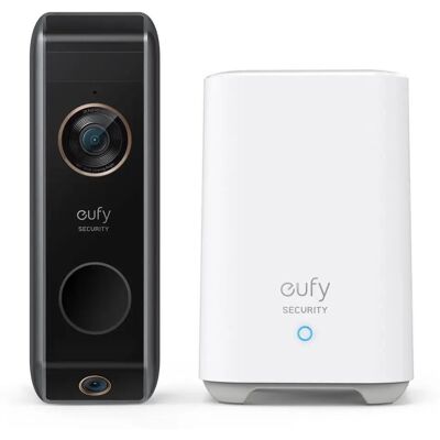 Eufy E8213 - Timbre de puerta con doble cámara 2K - Blanco/Negro - Video Timbre Eufy E8213 - Timbre de puerta con doble cámara 2K - Blanco/Negro - Video Timbre