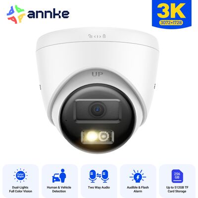 Annke 5mp Exterior Poe Cámara De Seguridad Visión Nocturna Detección Movimiento Audio Bidireccional Annke 5mp Exterior Poe Cámara De Seguridad Visión Nocturna Detección Movimiento Audio Bidireccional