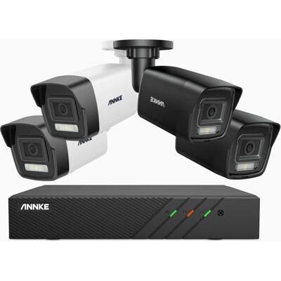Annke 3k Poe Sistema De Videovigilancia,4 Cámara Detección De Movimiento Color Visión Nocturna,2tb Hdd Annke 3k Poe Sistema De Videovigilancia,4 Cámara Detección De Movimiento Color Visión Nocturna,2tb Hdd