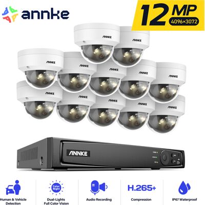 Annke - 12MP PoE Kit - 12x cámaras - videovigilancia Kit Annke - 12MP PoE Kit - 12x cámaras - videovigilancia Kit