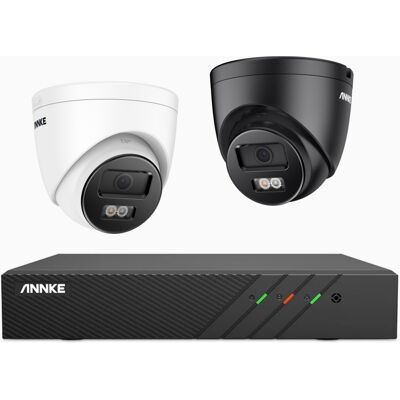 Annke - 5mp Kit De Cámara Seguridad 2 Cámara Color Visión Nocturna Detección Movimiento,2tb Hdd Annke - 5mp Kit De Cámara Seguridad 2 Cámara Color Visión Nocturna Detección Movimiento,2tb Hdd