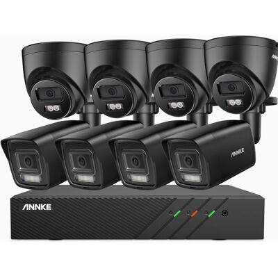 Annke - 5mp Poe Sistema De Videovigilancia,8 Cámara Detección De Movimiento Color Visión Nocturna App/pc Remoto,1tb Hdd Annke - 5mp Poe Sistema De Videovigilancia,8 Cámara Detección De Movimiento Color Visión Nocturna App/pc Remoto,1tb Hdd
