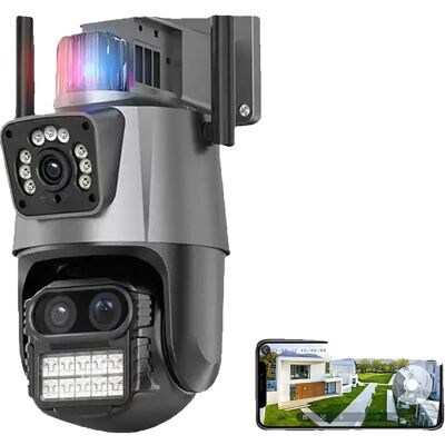 OEM Cámara Ip, Resolución De 12 Mp, Ángulo De Visión De 360°, 12 Mp, Admite Tarjeta De 32 Gb, Enchufe Europeo. OEM Cámara Ip, Resolución De 12 Mp, Ángulo De Visión De 360°, 12 Mp, Admite Tarjeta De 32 Gb, Enchufe Europeo.
