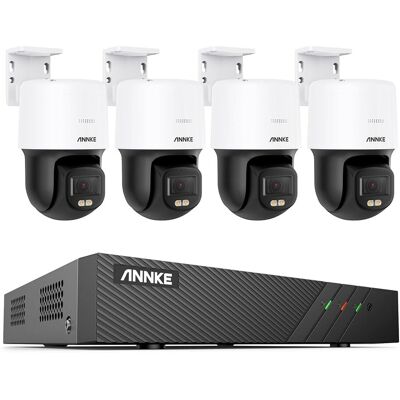Annke Kit De Videovigilancia Exterior 3k Pt Poe Que Incluye 4 Cámaras Ip F.10 Con Visión Nocturna, Audio Bidireccional, Acceso Remoto Y Alerta De Movimiento. Annke Kit De Videovigilancia Exterior 3k Pt Poe Que Incluye 4 Cámaras Ip F.10 Con Visión Nocturna, Audio Bidireccional, Acceso Remoto Y Alerta De Movimiento.