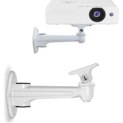 OEM Mini Soporte De Pared (blanco) Para Proyector, Capacidad De Carga De 3 Kg, Longitud De 16-20 Cm, Material De Aluminio, Para Cctv/cámara/proyector/webcam, Giratorio 360°. OEM Mini Soporte De Pared (blanco) Para Proyector, Capacidad De Carga De 3 Kg, Longitud De 16-20 Cm, Material De Aluminio, Para Cctv/cámara/proyector/webcam, Giratorio 360°.