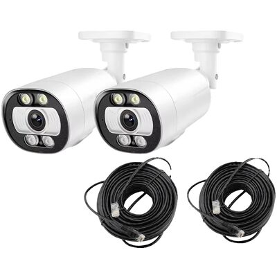 OEM Cámara Ip Poe, Detección De Personas, Audio Bidireccional, 2 Unidades De 5 Mp (cable Incluido), Enchufe Europeo, 3,6 Mm OEM Cámara Ip Poe, Detección De Personas, Audio Bidireccional, 2 Unidades De 5 Mp (cable Incluido), Enchufe Europeo, 3,6 Mm