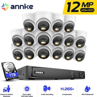 ANNKE - 12MP Outdoor Kit - 16 cámaras PoE ANNKE - 12MP Outdoor Kit - 16 cámaras PoE