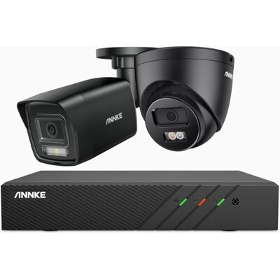Annke - 5mp Poe Sistema De Videovigilancia,2 Cámara Detección De Movimiento Color Visión Nocturna App/pc Remoto,4tb Hdd Annke - 5mp Poe Sistema De Videovigilancia,2 Cámara Detección De Movimiento Color Visión Nocturna App/pc Remoto,4tb Hdd