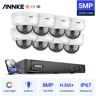 ANNKE Sannce Sistema de cámara de seguridad cctv 1080N con 5 en 1 1080N H.264 dvr y 12 1080P hd cámaras de seguridad - No contiene un disco duro