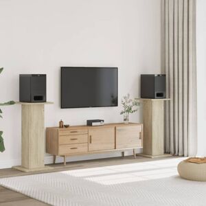 Soportes Altavoces 2 Uds Madera Roble Sonoma 30x30x95 Cm Vidaxl Soportes Altavoces 2 Uds Madera Roble Sonoma 30x30x95 Cm Vidaxl