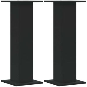 Soportes Altavoces 2 Uds Madera Ingeniería Negro 30x30x80 Cm Vidaxl Soportes Altavoces 2 Uds Madera Ingeniería Negro 30x30x80 Cm Vidaxl