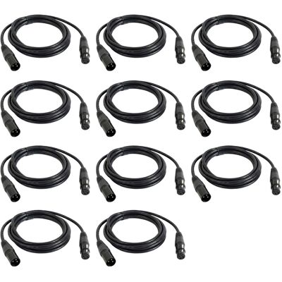 OEM Cable De Audio Xlr Macho-hembra, Modelo Dm512, 10 Unidades, 2 M OEM Cable De Audio Xlr Macho-hembra, Modelo Dm512, 10 Unidades, 2 M