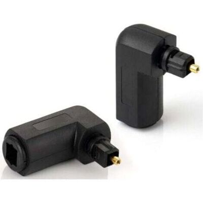 OEM Adaptadores Toslink De Ángulo Recto De 90° (conector Hembra Toslink A Conector Macho), Conector En Ángulo Recto Para Cable De Audio Digital Óptico (cable Tos), Cable S/pdif OEM Adaptadores Toslink De Ángulo Recto De 90° (conector Hembra Toslink A Conector Macho), Conector En Ángulo Recto Para Cable De Audio Digital Óptico (cable Tos), Cable S/pdif