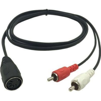 OEM Cable Din De 5 Pines A Rca, Cable Din Macho De 5 Pines A 2 Conectores Rca Macho, Cable De Audio Rca De 1,5 M Para Sistemas Estéreo Naim Olufsen Bang & Quad, Reproductores De Cd, Vcr Y Dvd. OEM Cable Din De 5 Pines A Rca, Cable Din Macho De 5 Pines A 2 Conectores Rca Macho, Cable De Audio Rca De 1,5 M Para Sistemas Estéreo Naim Olufsen Bang & Quad, Reproductores De Cd, Vcr Y Dvd.