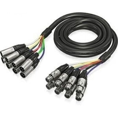Cable Behringer Gmx-300cm 8 X Xlr Hembra - 8 X Xlr Macho 3 M Cable Behringer Gmx-300cm 8 X Xlr Hembra - 8 X Xlr Macho 3 M